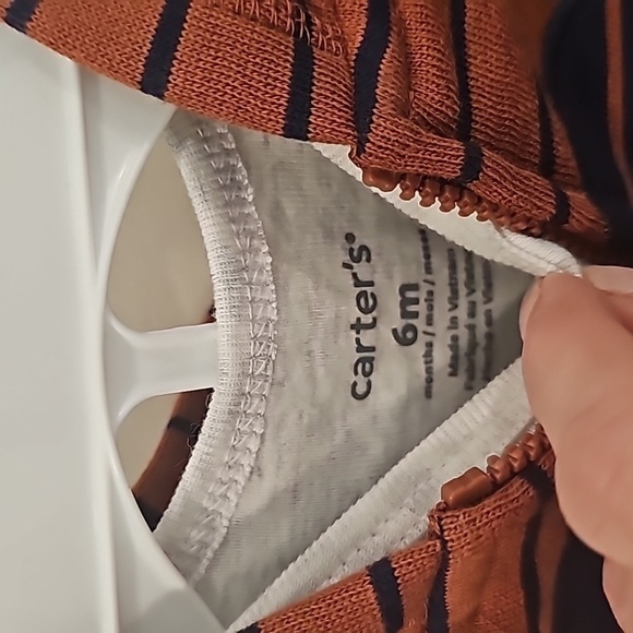 Carter's Baby Boy (6M) 3-Piece Set With Hooded Bear Jacket, Onesie, Pants - Picture 4 of 9